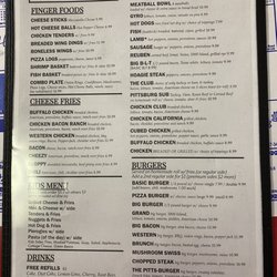 Hill House Restaurant - Menu