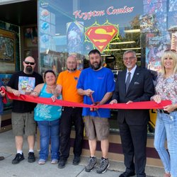 Krypton Comics - Ribbon cutting of new location