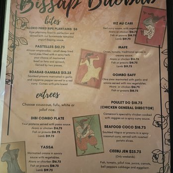 Bissap Baobab - January 2023 menu - Senegalese Near Me - San Francisco, California Bissap Baobab - January 2023 menu - Senegalese Near Me - San Francisco, California
