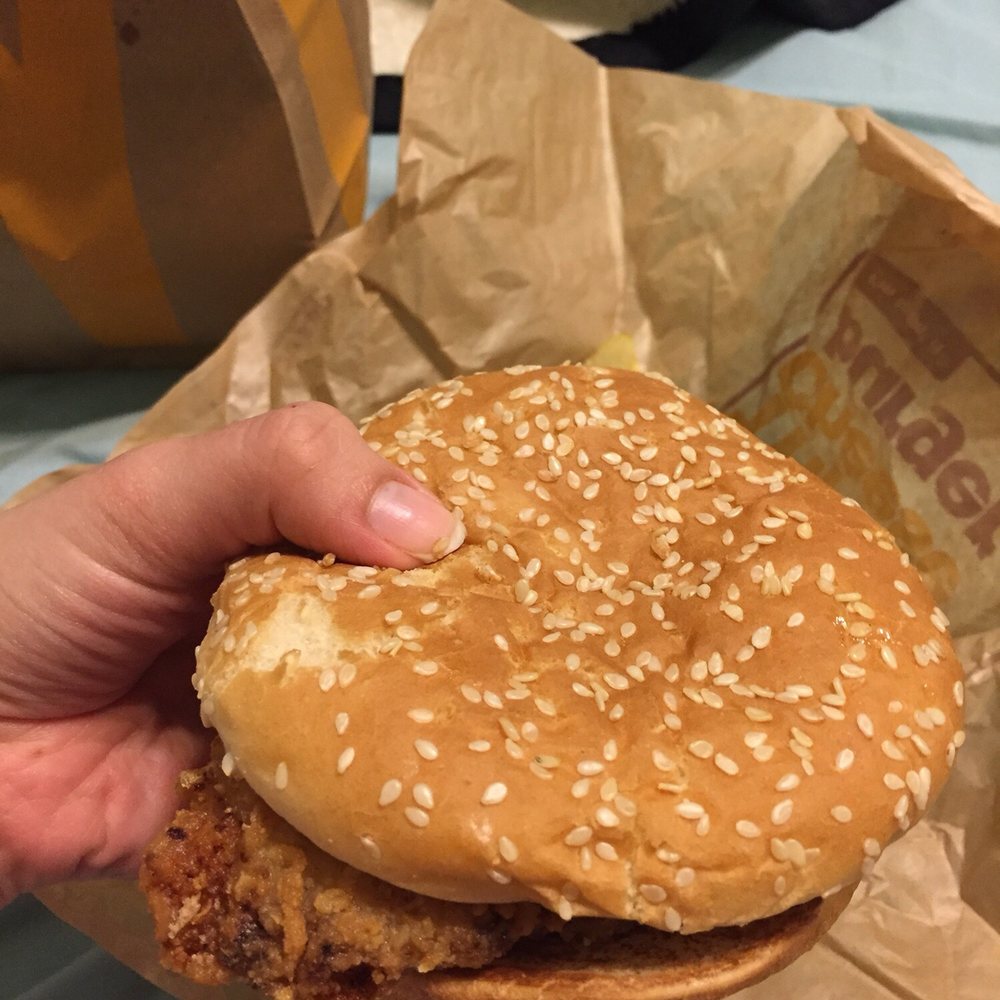McDonalds - HAMBURGER BUN ON A CHICKEN SANDWICH WTFFF - Fast Food Near Me - Lyons, Illinois McDonalds - HAMBURGER BUN ON A CHICKEN SANDWICH WTFFF - Fast Food Near Me - Lyons, Illinois