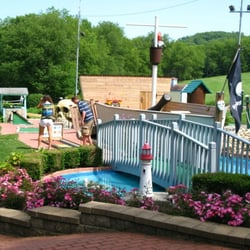 Sunset Golf - The mini golf course.