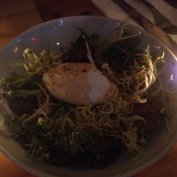 Cafe Katja - Chicken Liver salad with poached egg - German Near Me - New York, New York