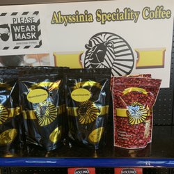 Harbor Side Market - Monster size 'Abyssinia' coffee bags for sale at Harbor market