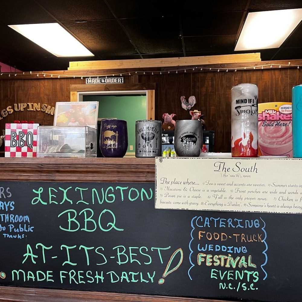 Pigs Up In Smoke BBQ - This is inside the place - Barbeque Near Me - Shallotte, North Carolina Pigs Up In Smoke BBQ - This is inside the place - Barbeque Near Me - Shallotte, North Carolina