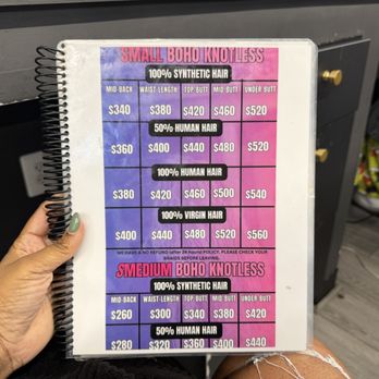 Nadine's Hair Braiding - Price book for hairstyles - Hair Extensions Near Me - Bowie, Maryland Nadine's Hair Braiding - Price book for hairstyles - Hair Extensions Near Me - Bowie, Maryland