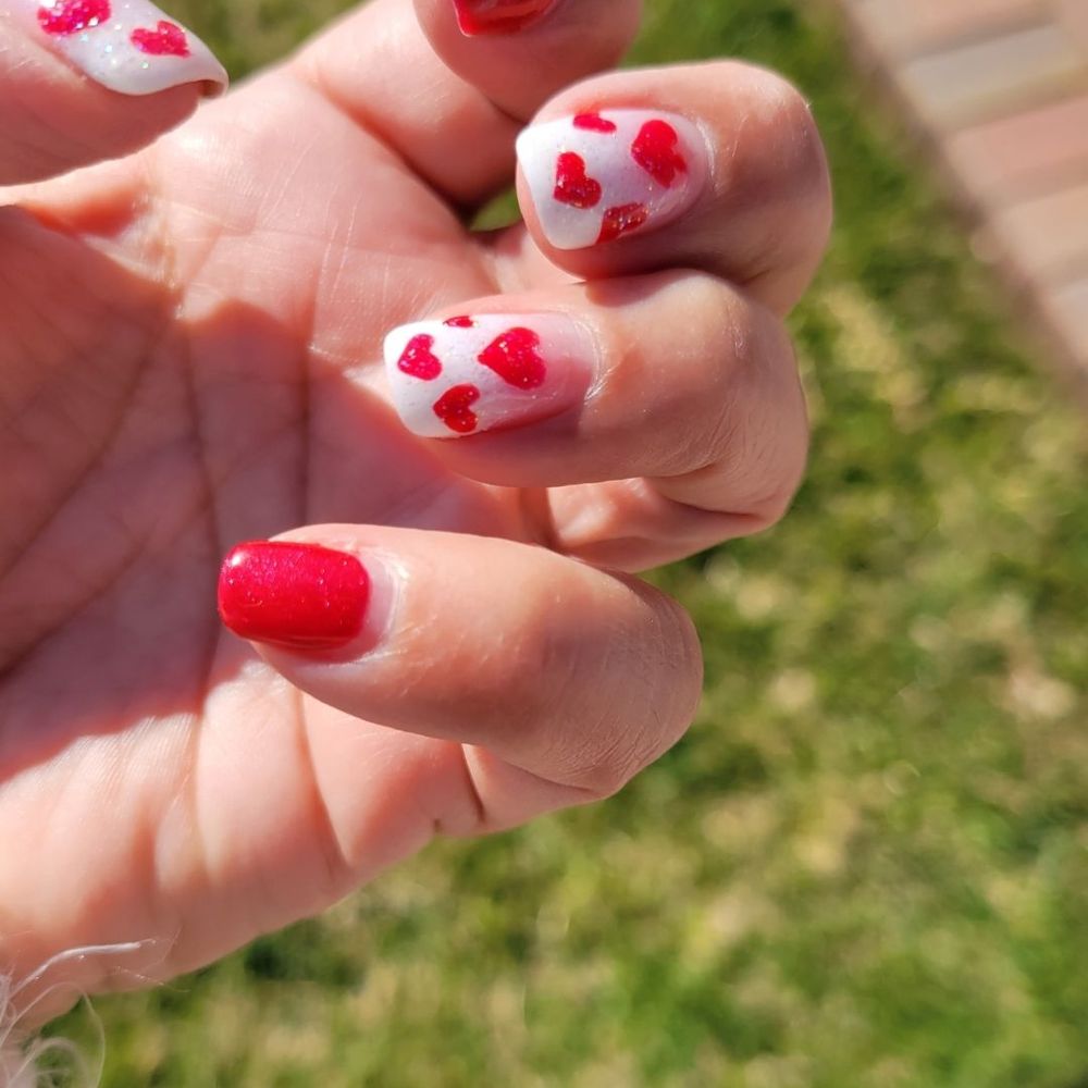 Nails Galleria - These were my Valentine's nails. I always get a lot of compliments. - Nail Salons Near Me - Walnut, California Nails Galleria - These were my Valentine's nails. I always get a lot of compliments. - Nail Salons Near Me - Walnut, California