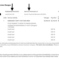 Ascension Via Christi Hospital - Manhattan - This shows that mydocbill payment was for the 8/10/2024 ER visit at Via Christi Hospital. They deny that mydocbill is connected to the visit