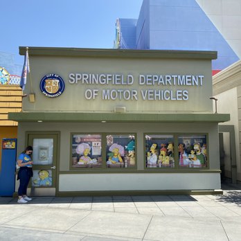 Universal Studios Hollywood - Simpsons Area - Amusement Parks Near Me - Universal City, California