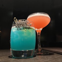 The Keg Steakhouse + Bar - Watermelon Cosmo and Black & Blue Margarita