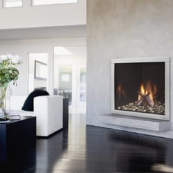 Parrish & Company - Heat&Glo LUX fireplace with stone media