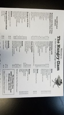 Menu photo 4 The Hungry Clam Brookings, OR