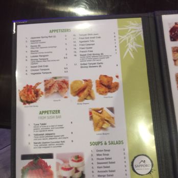Sapporo hibachi & sushi - Menu - Japanese Near Me - Mayfield, Kentucky Sapporo hibachi & sushi - Menu - Japanese Near Me - Mayfield, Kentucky