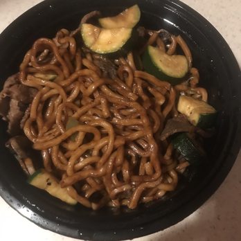 Gk Mongolian Bbq - 32 oz. make your own bowl. 2 kinds of meat and 2 vegetables. What a joke! - Mongolian Near Me - Manteca, California