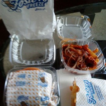 Fosters Freeze - didn't even dice the onions, thanks - Ice Cream & Frozen Yogurt Near Me - Visalia, California