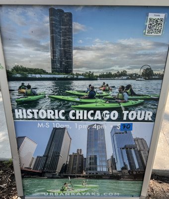 Urban Kayaks on the Chicago River by null