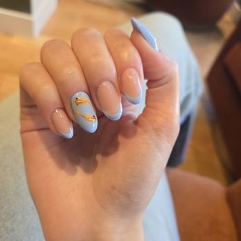 Eyes On Me - Russian manicure hard gel extensions with design - Nail Salons Near Me - Seattle, Washington Eyes On Me - Russian manicure hard gel extensions with design - Nail Salons Near Me - Seattle, Washington