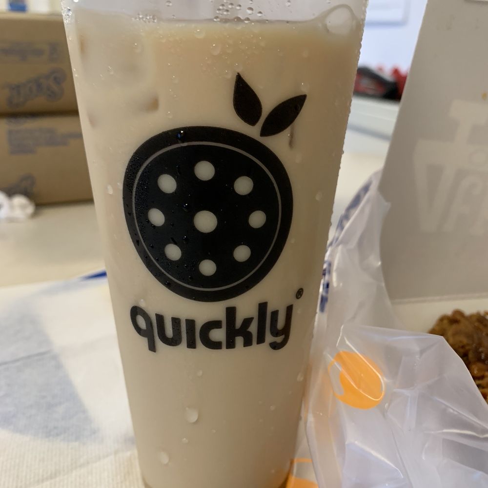 Quickly - Lychee milk tea - Bubble Tea Near Me - Hayward, California Quickly - Lychee milk tea - Bubble Tea Near Me - Hayward, California