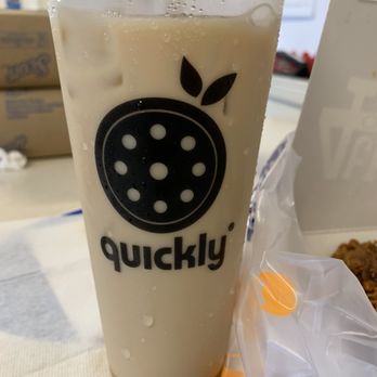 Quickly - Lychee milk tea - Bubble Tea Near Me - Hayward, California
