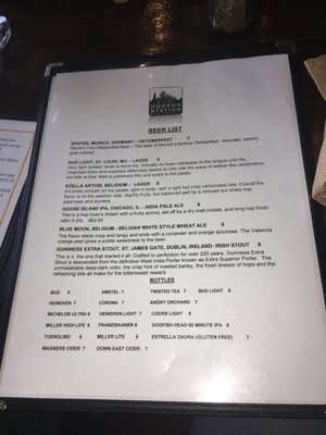 Menu photo 5 Hudson Station New York, NY