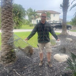 Critter Control - Brandon getting ready to relocate a couple of raccoons