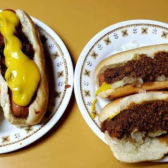 New York Lunch - two hotdogs with mustard and ketchup - Hot Dogs Near Me - Gloversville, New York New York Lunch - two hotdogs with mustard and ketchup - Hot Dogs Near Me - Gloversville, New York