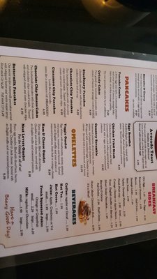 Menu photo 8 Three Bear's Cafe Heber-Overgaard, AZ