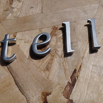 Adapter Anywhere - Chrome Letters - 3D Printing Near Me Adapter Anywhere - Chrome Letters - 3D Printing Near Me