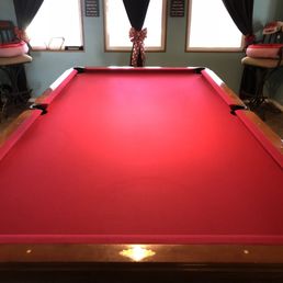 Billiards Pros quote was the most reasonable. Replaced the felt and pockets.He was quick and professional. Five stars!