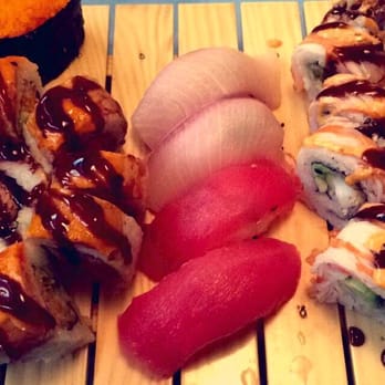 Fujiyama Sushi & More - Sushi was yummy. The hamachi, maguro, and masago was good. We tried the Florida roll and another one- I can't remember, . - Sushi Bars Near Me - Midland, Texas Fujiyama Sushi & More - Sushi was yummy. The hamachi, maguro, and masago was good. We tried the Florida roll and another one- I can't remember, . - Sushi Bars Near Me - Midland, Texas