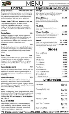 Menu photo 5 Jerk Hut Eatery Towson, MD