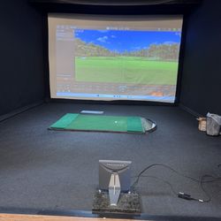 Club Champion - Corona - Golf simulator set up