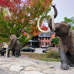 Canadian Museum of Nature - Mammoth sculptures in front of the Museum of Nature.
