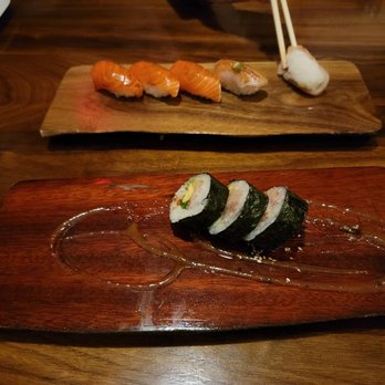 Uchi Houston - Assortment of sushi pieces. - Sushi Bars Near Me - Houston, Texas Uchi Houston - Assortment of sushi pieces. - Sushi Bars Near Me - Houston, Texas
