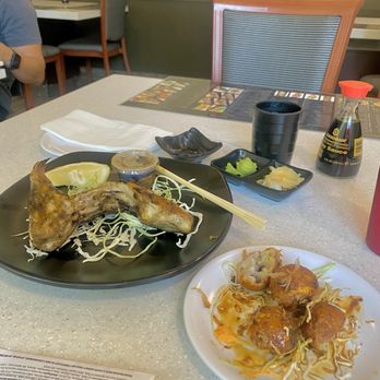 Kakuna Sushi - Takoyaki (r. 4.99) Hamachi Kama (L. 9.99). - Sushi Bars Near Me - San Leandro, California