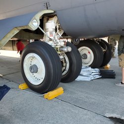 Selfridge Air National Guard Base - Tires before going in and under the carrier. Sunday 6/9/2024