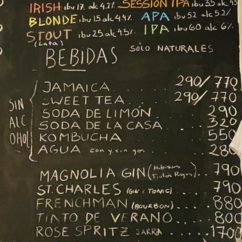 Nola - Cardápio bebidas - Cajun/Creole Near Me - Buenos Aires, C Nola - Cardápio bebidas - Cajun/Creole Near Me - Buenos Aires, C