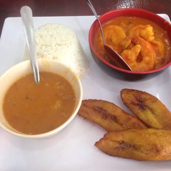 Orozco's - Shrimp in creole sauce with plantains and rice - Puerto Rican Near Me - San Juan, Puerto Rico Orozco's - Shrimp in creole sauce with plantains and rice - Puerto Rican Near Me - San Juan, Puerto Rico