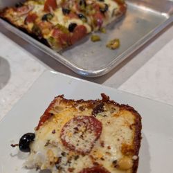 We already tore into the pizza special but it was really really good. Kokopelli Pizza.