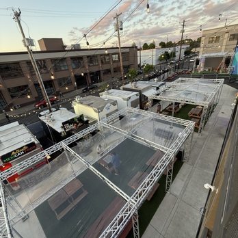 WonderLove - Looking down onto carts from second floor - Food Court Near Me - Portland, Oregon
