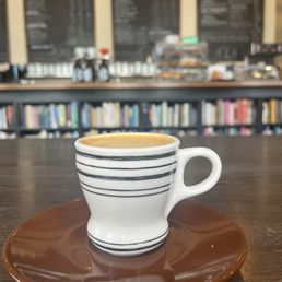Decaf cortado with oat milk!