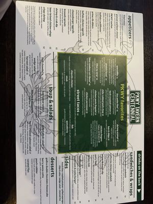 Menu photo 4 PKWY Tavern - Centennial Las Vegas, NV Menu photo 4 PKWY Tavern - Centennial Las Vegas, NV