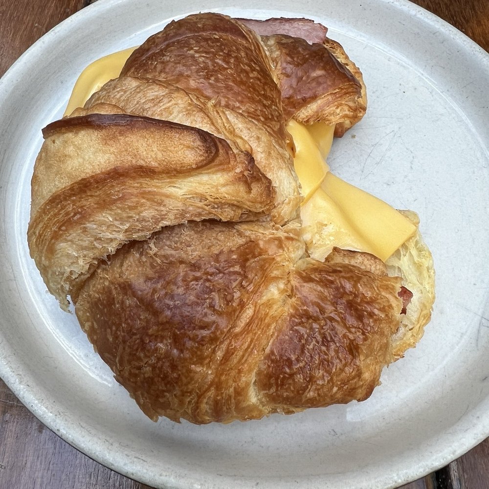 Bee Cafe - Ham and Cheese Croissant Sandwich - Cafes Near Me - Woodside, New York Bee Cafe - Ham and Cheese Croissant Sandwich - Cafes Near Me - Woodside, New York