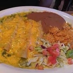 Auntie’s Tiendita & BBQ - Green Chili Pork Enchiladas