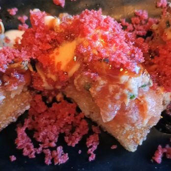Blowfish Sushi & Ramen - Appetizer, spicy tuna with fried beets. Very good. - Sushi Bars Near Me - Northfield, Illinois