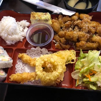 Miso Sushi - Seasame chicken lunch bento box - Japanese Near Me - Anchorage, Alaska Miso Sushi - Seasame chicken lunch bento box - Japanese Near Me - Anchorage, Alaska
