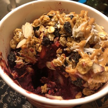 Jamila Juice - Peanut Butter and Berries Acai Bowl - Juice Bars & Smoothies Near Me - Anaheim, California Jamila Juice - Peanut Butter and Berries Acai Bowl - Juice Bars & Smoothies Near Me - Anaheim, California