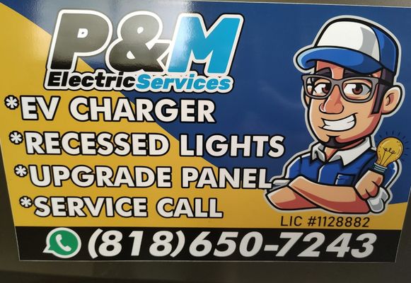 P&M Electric Services Logo