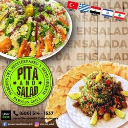 Pita And Salad