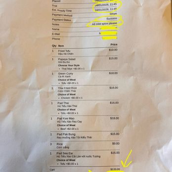 Thai Avenue - We paid so much money and they never made our food! I had to wait 15-20 min extra and they wouldn't even give me free eggrolls! - Thai Near Me - Garden Grove, California Thai Avenue - We paid so much money and they never made our food! I had to wait 15-20 min extra and they wouldn't even give me free eggrolls! - Thai Near Me - Garden Grove, California