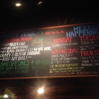 Rhodeside Grill - "Happy Hour, Monday-Friday 3PM-7PM" BUT both draft beers and cocktails we ordered tonight were billed at a different, higher price? Not fair - American Near Me - Arlington, Virginia Rhodeside Grill - "Happy Hour, Monday-Friday 3PM-7PM" BUT both draft beers and cocktails we ordered tonight were billed at a different, higher price? Not fair - American Near Me - Arlington, Virginia